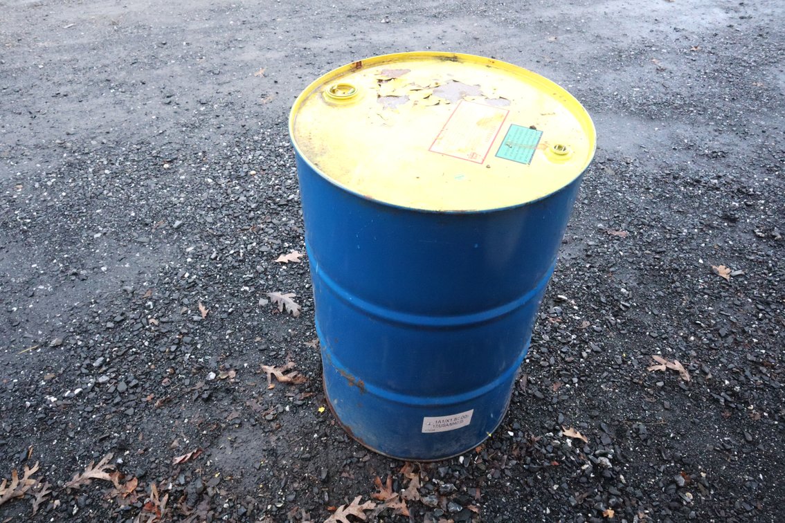 55 Gallon Metal Drum