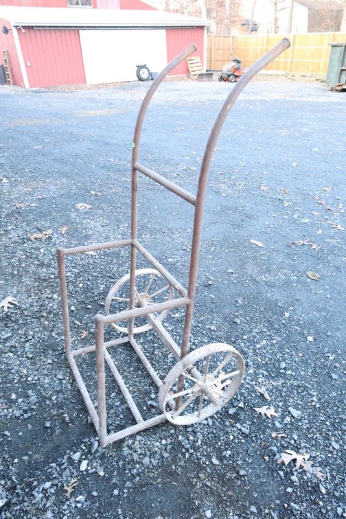 Steel Wheeled Metal Cart