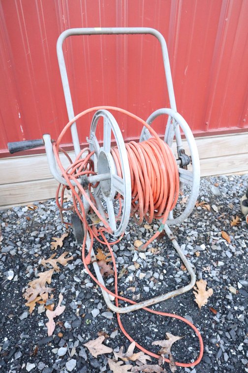 Hose Reel With Extension Cord