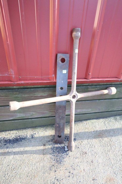 Large Lug Nut Wrench, and Draw Bar Hitch
