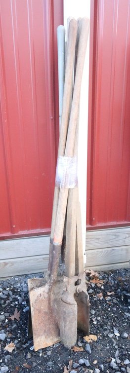 Shovels and Post Hole Digger