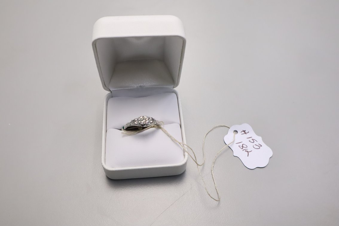 18K Vintage .27 Natural Diamond