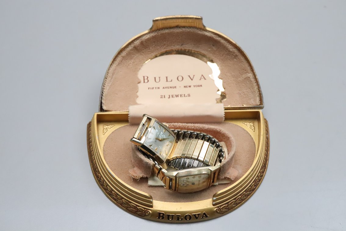 (2) Bulova Gents Watches 17 Jewel & 23 Jewel w/ original box