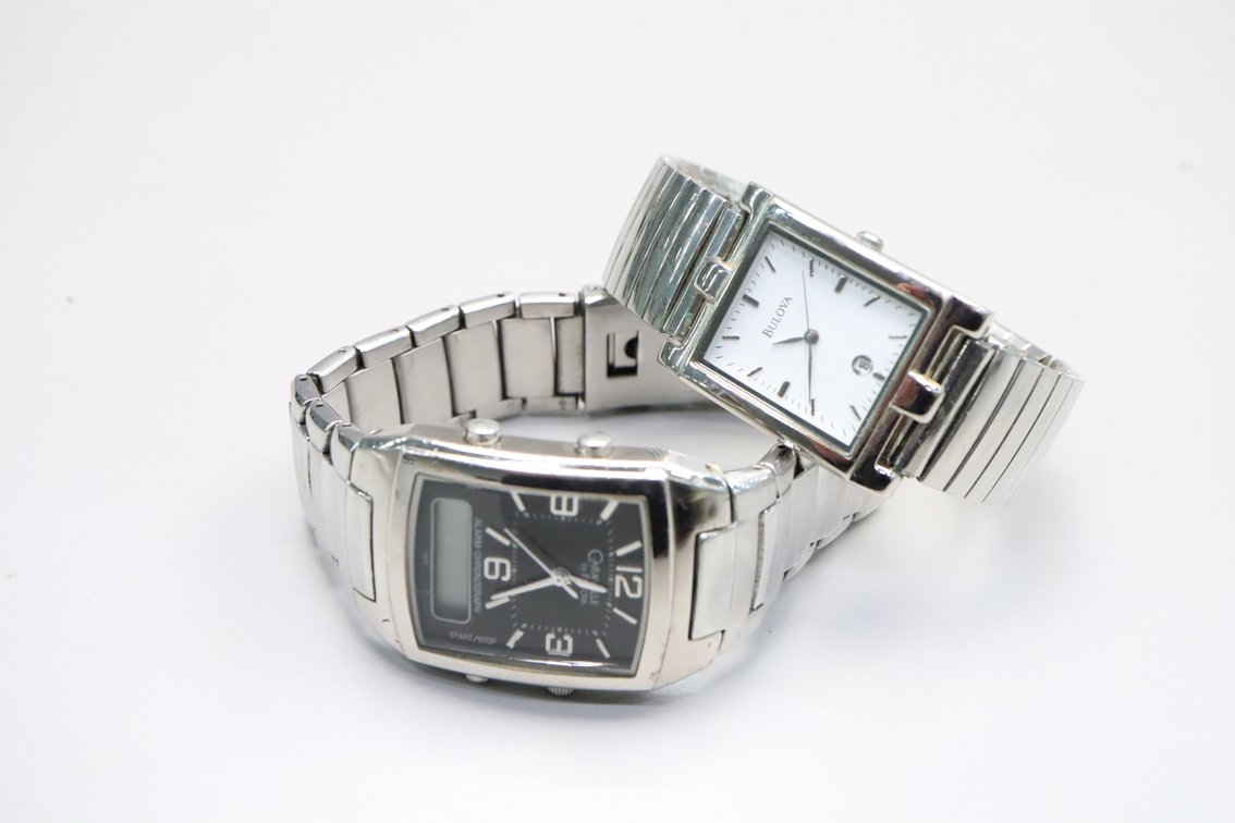 (2) Gents Watches Bulova