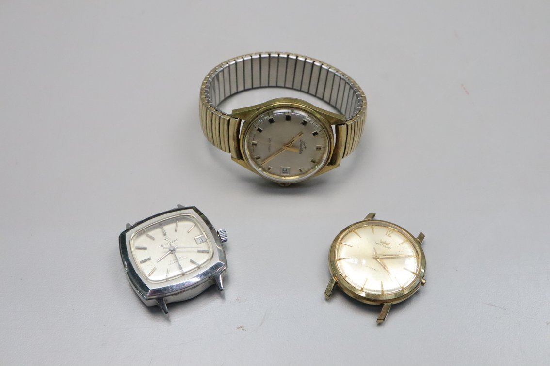 (3) Gents 17J Watches