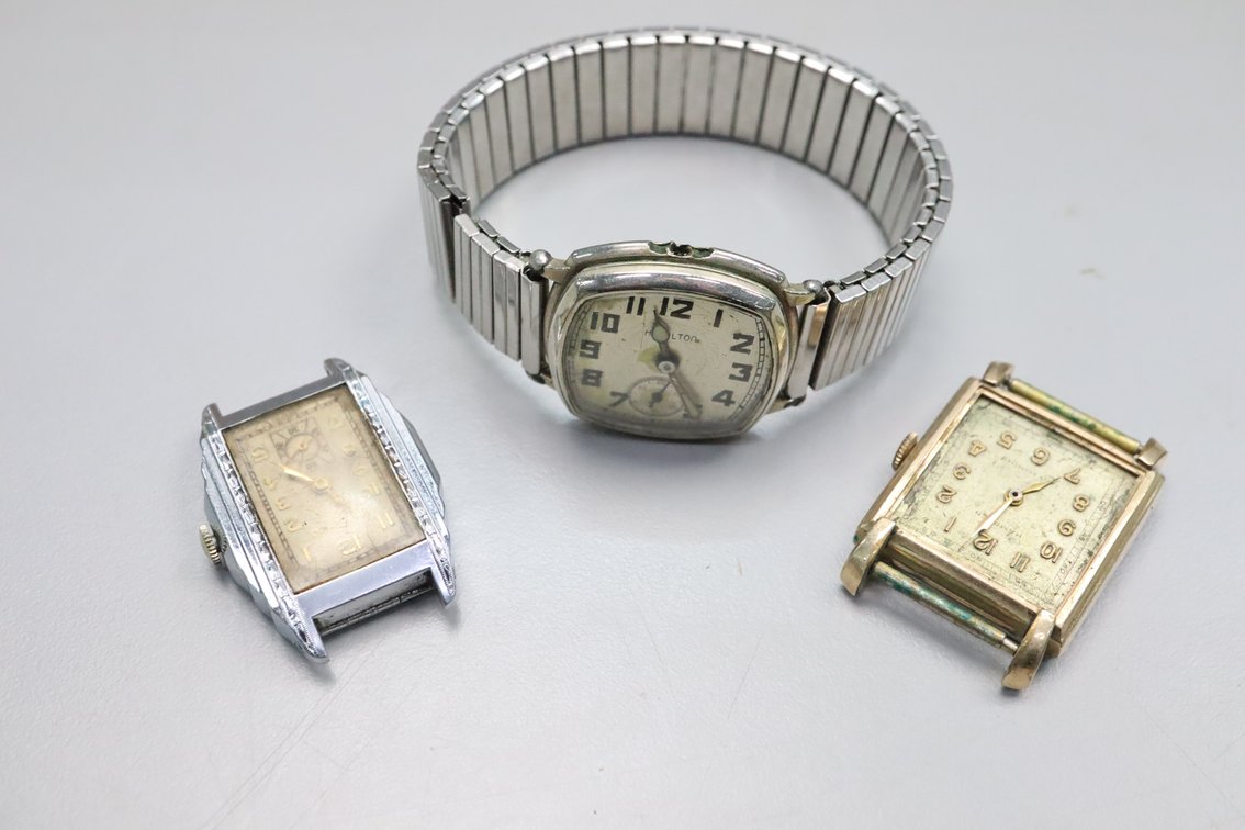 Hamilton / Bulova Gents Movt 3 Watches