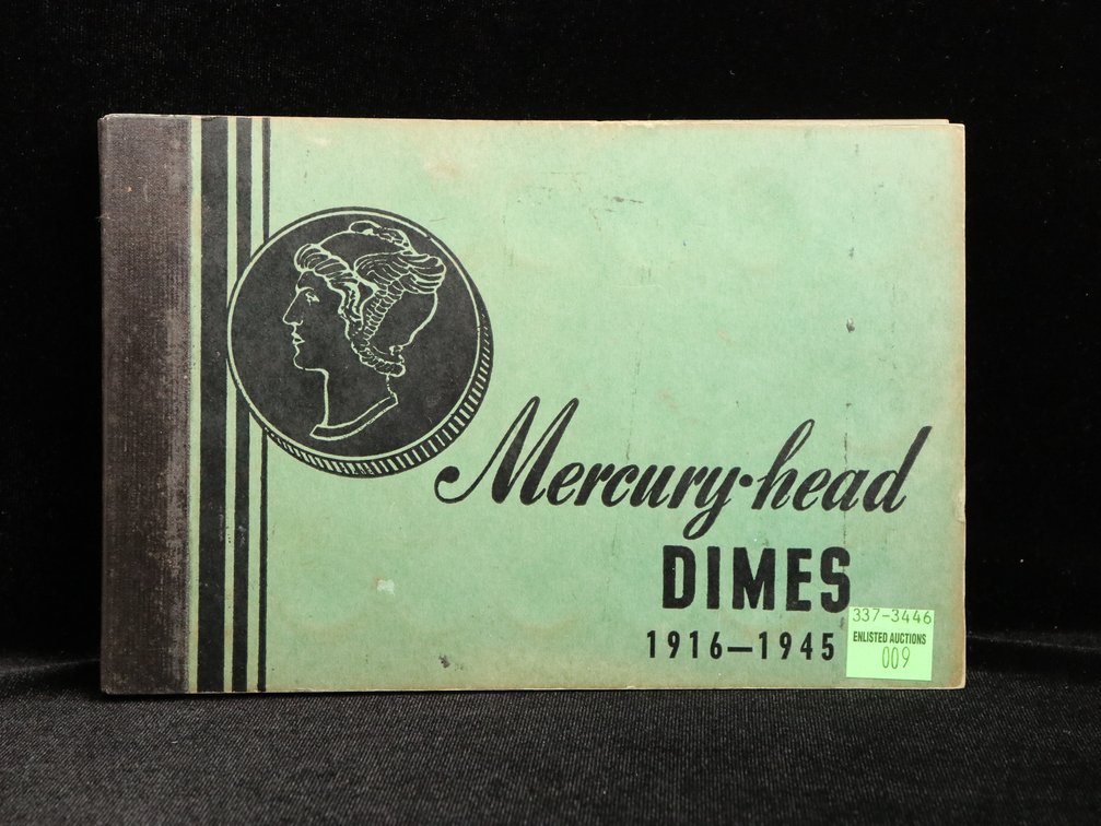 Book of Mercury Dimes 1916–1945 (incomplete) 