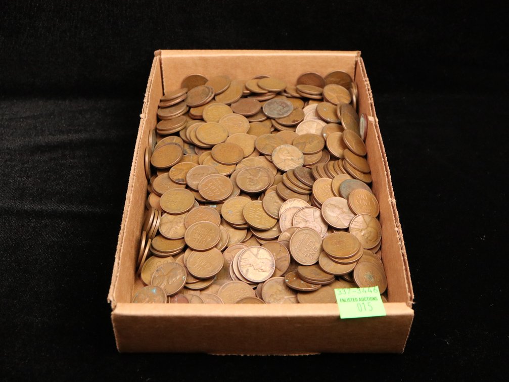(500) Wheat Pennies 1910–1958