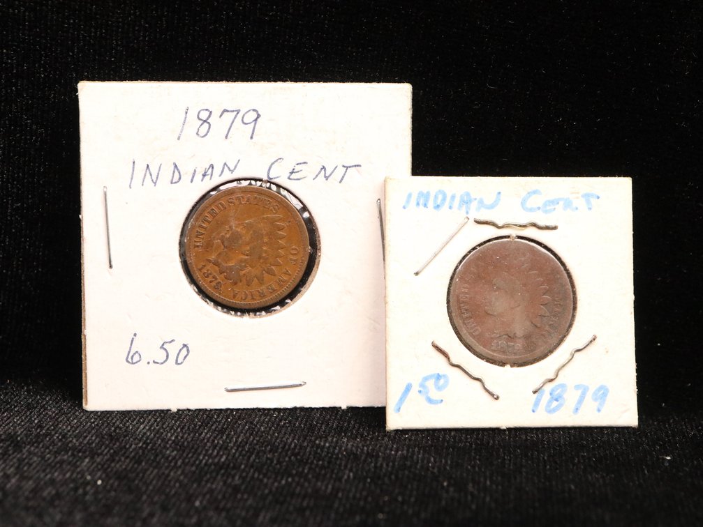 1879 Indian Head Pennies (2) Key Dates