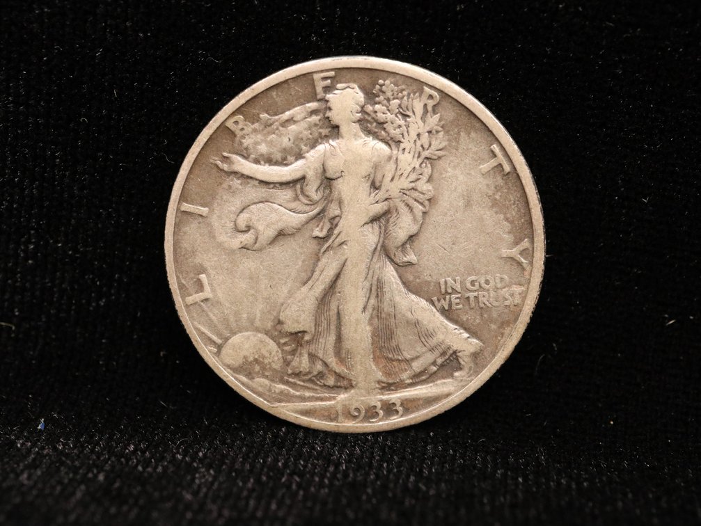 1933 S Semi-Key Walking Liberty Half Dollar