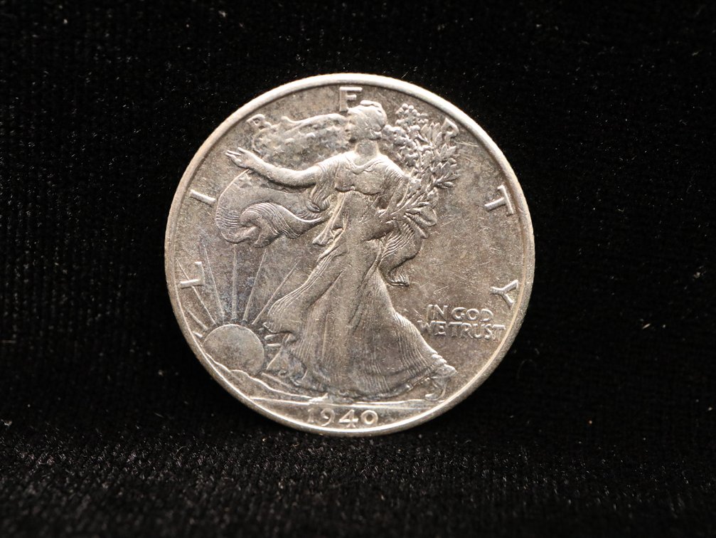 1940 S UNC MS62 Walking Liberty Half Dollar