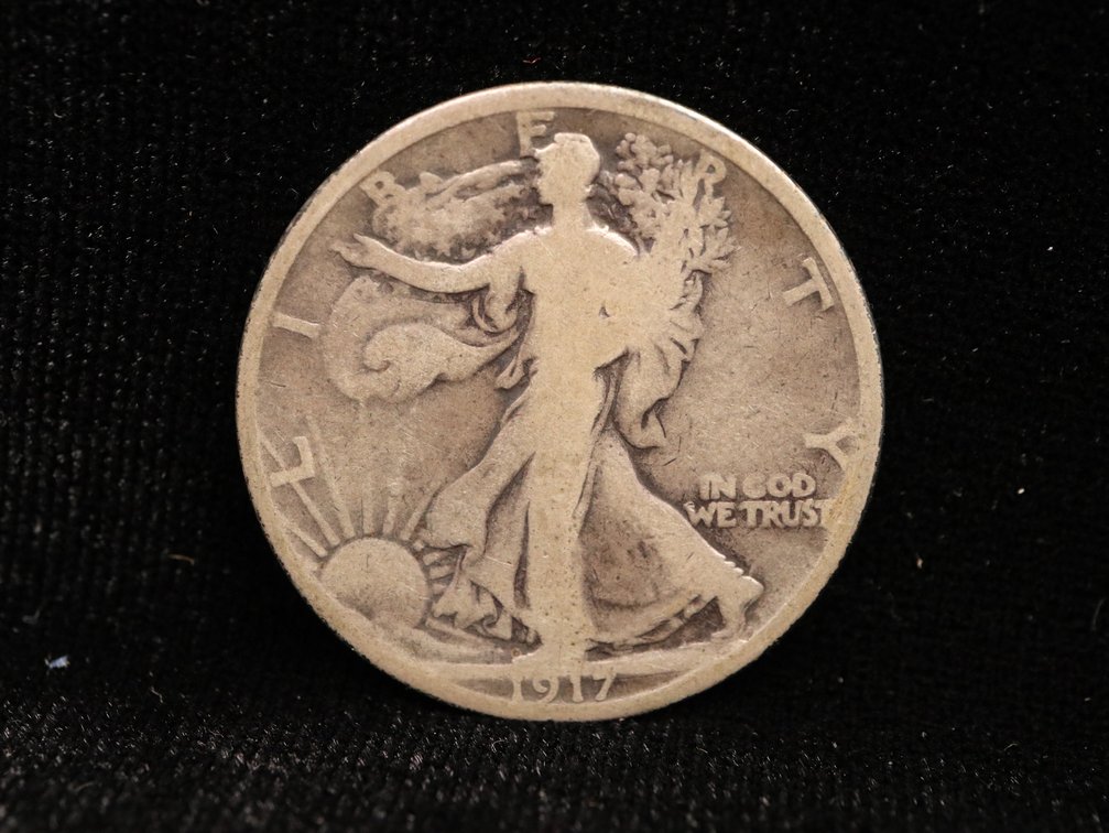 Key Date 1917 S Walking Liberty Half Dollar
