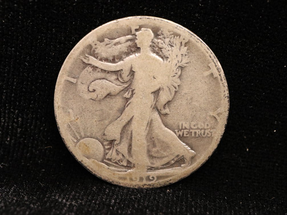 Key Date 1919 S Walking Liberty Half Dollar