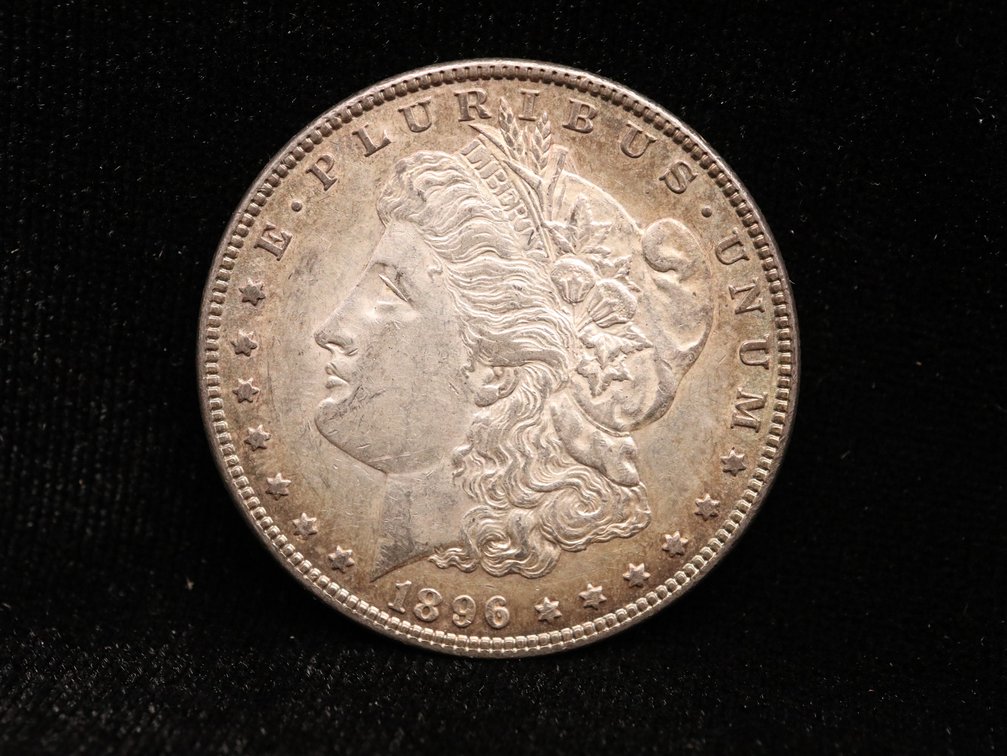 1896 UNC Toned Morgan Dollar