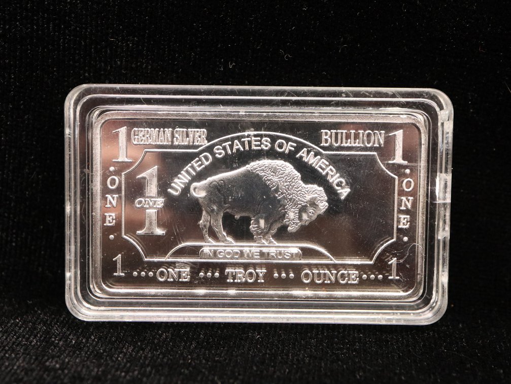 1 oz Buffalo 999 German Silver 