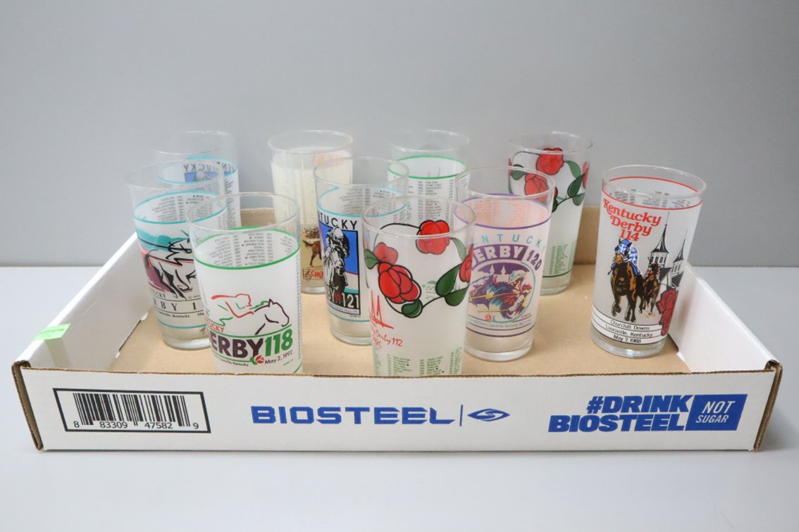 Kentucky Derby Glass Cups
