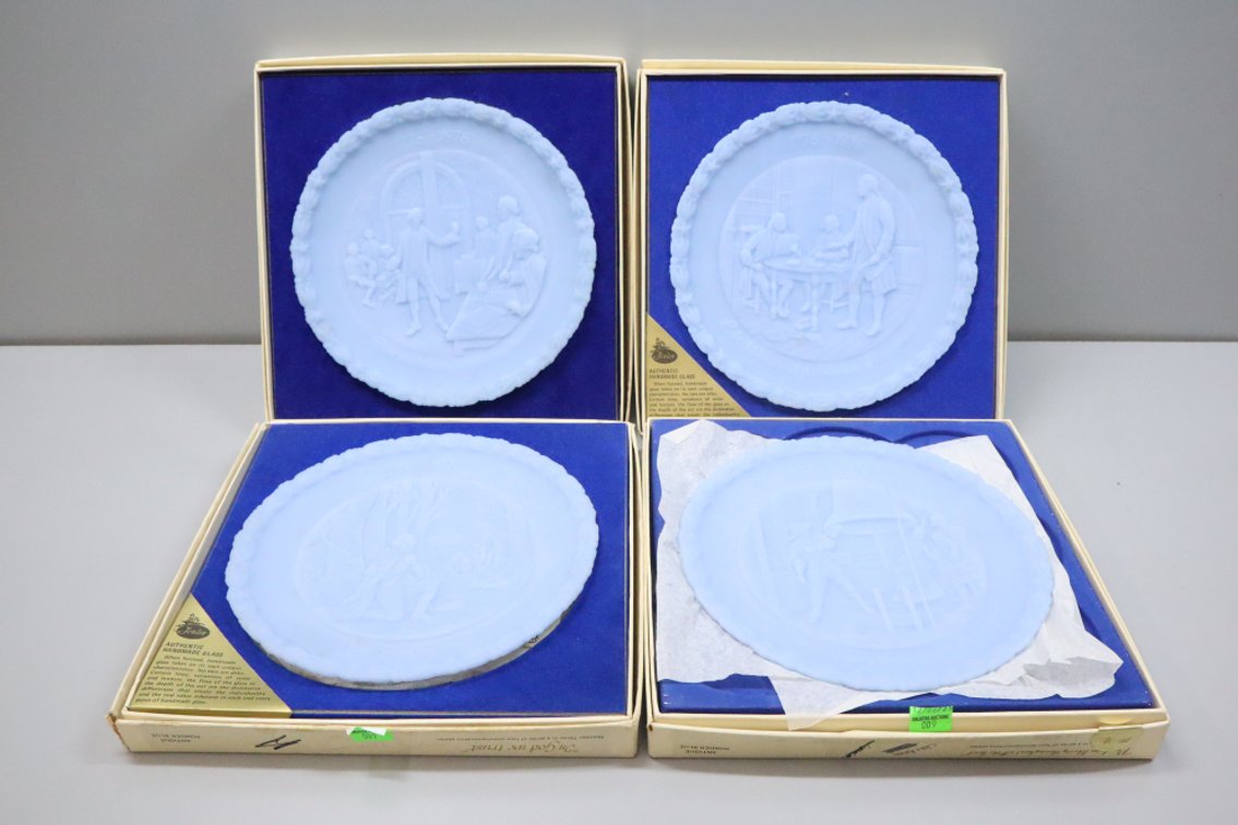 Fenton Handmade Glass Plates