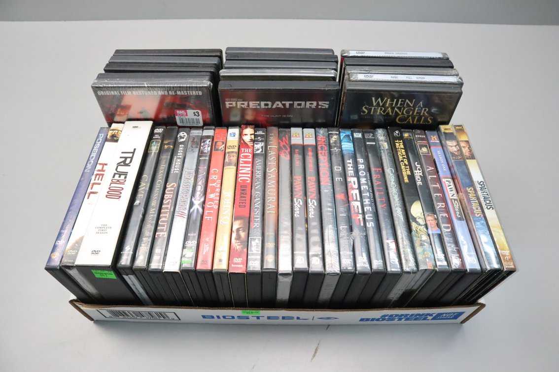 Box of Dvds