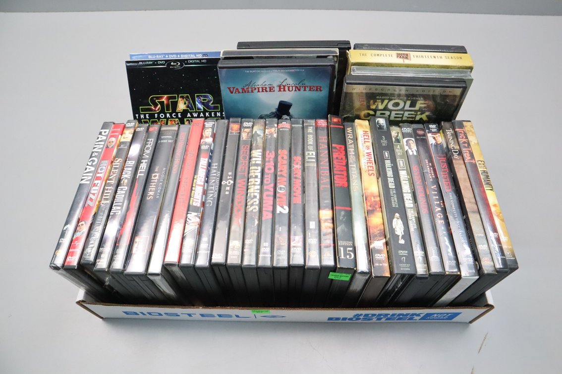 Box of Dvds