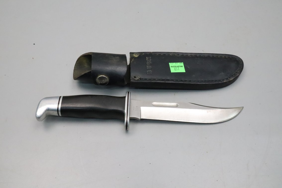 Buck Bowie Knife With Another Sheath