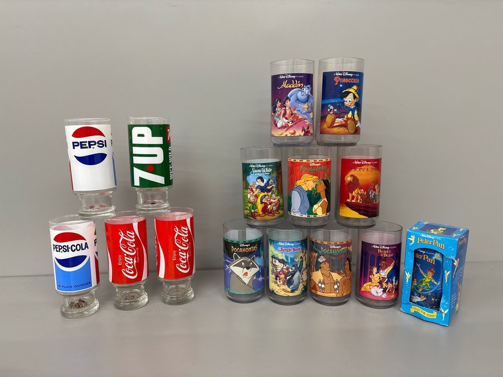 Vintage Walt Disney Cups