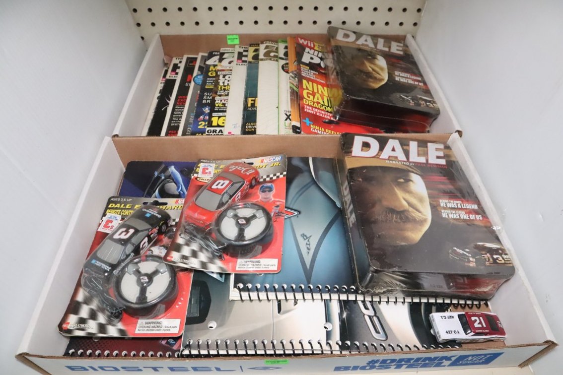 Dale Earnhardt Collectibles, Notebooks and Magazines