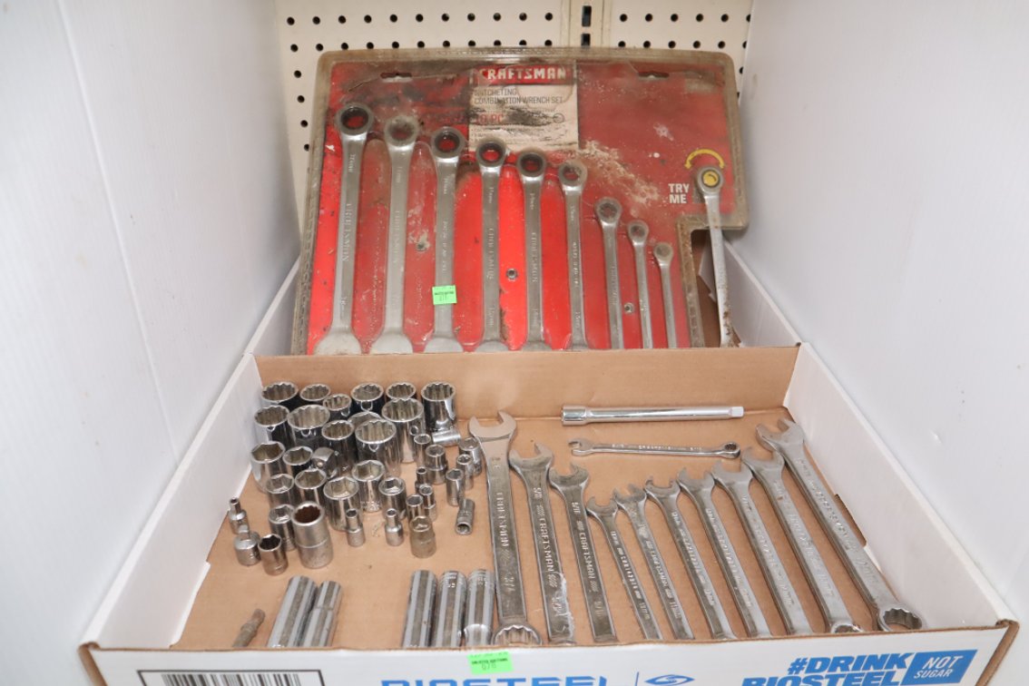 Craftsman Ratcheting Combination Wrench Set, Craftsman Wrenches and Sockets