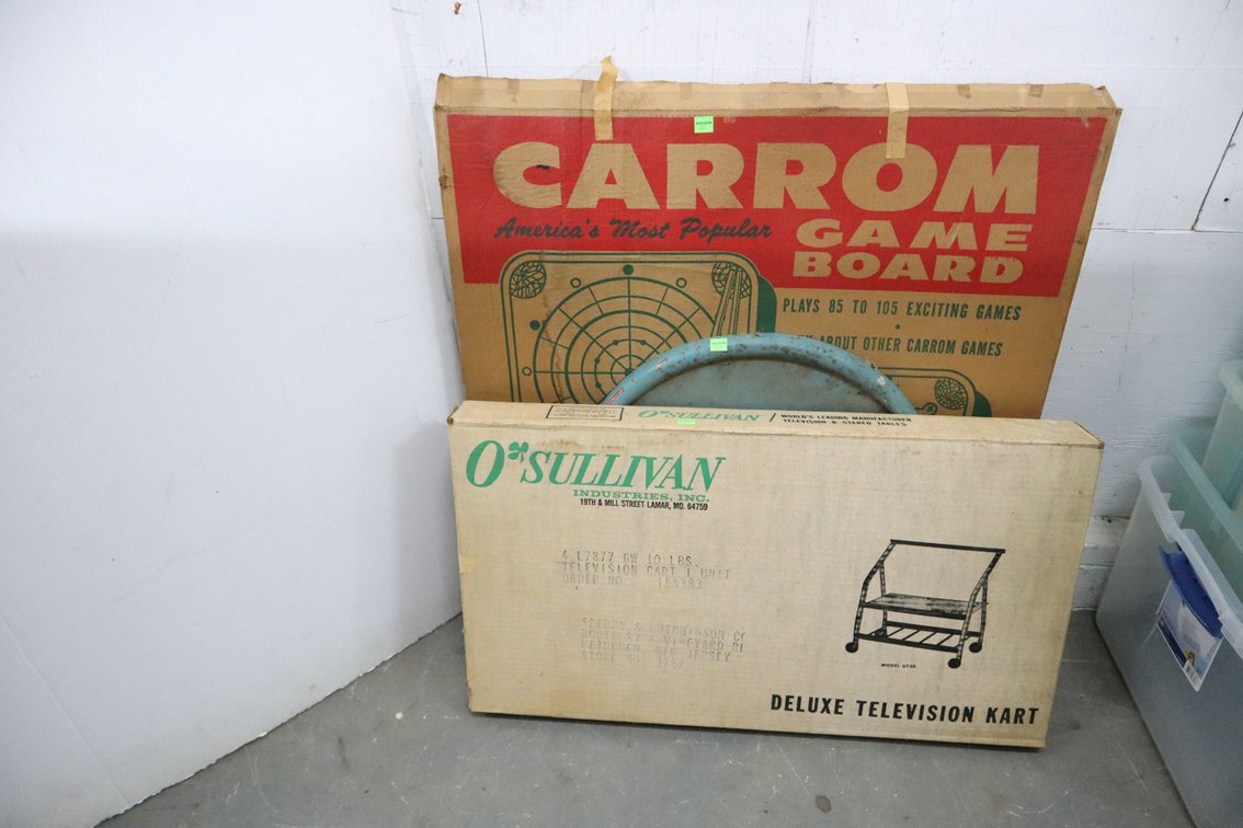 Television Cart, Carrom Board