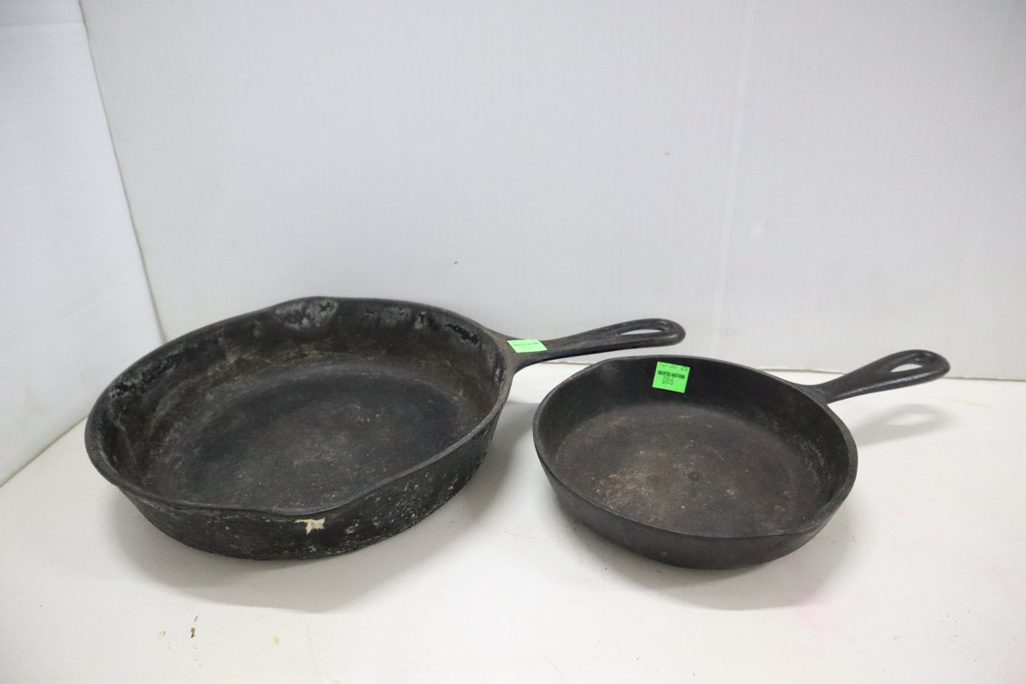 Pair of Cast Iron Skillets