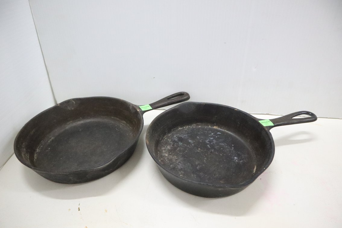 Pair of Cast Iron Skillets