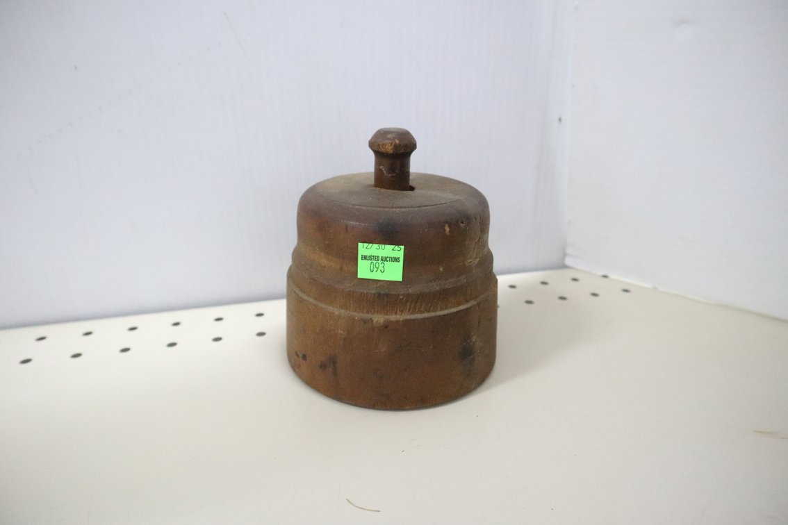 Antique Wooden Butter Mold