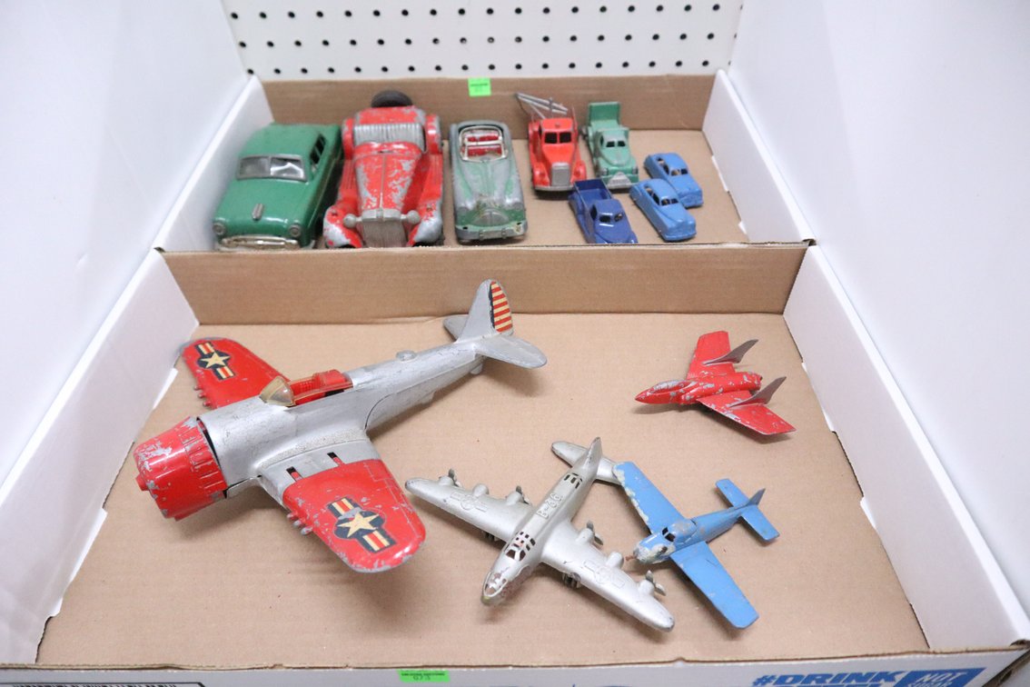 Vintage Toy Cars and Airplanes