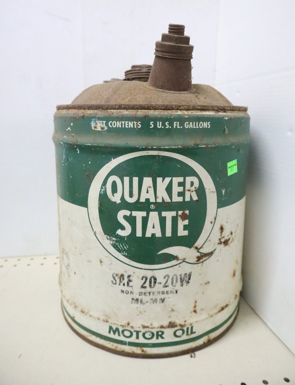 Quaker State 5 Gallon Motor Oil Jug
