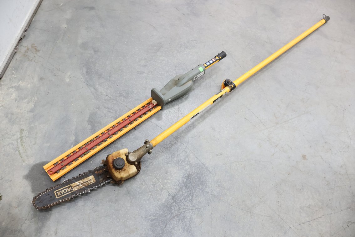 Ryobi Chainsaw and Hedge Trimmer Attachment for String Trimmer Powerhead