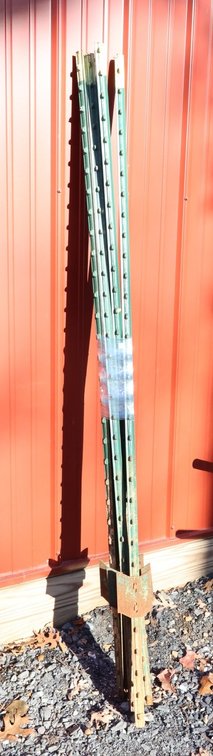 Five 6.6 Ft Steel T Posts
