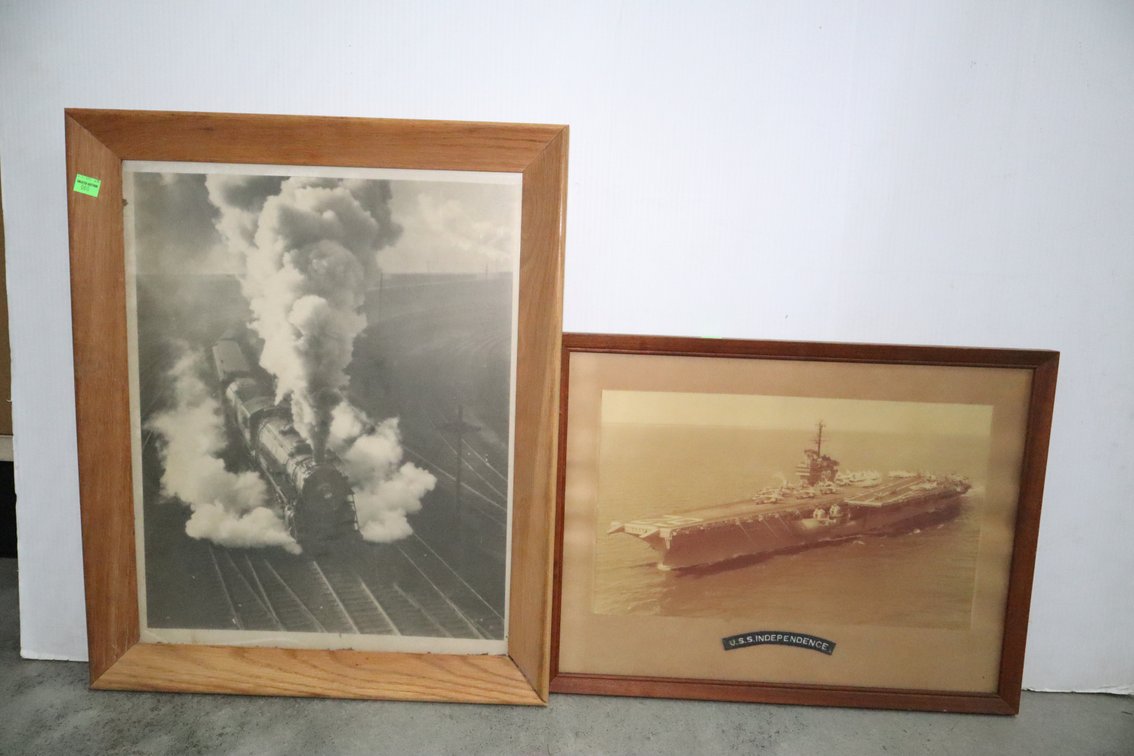 Pair of Vintage Framed Photographs