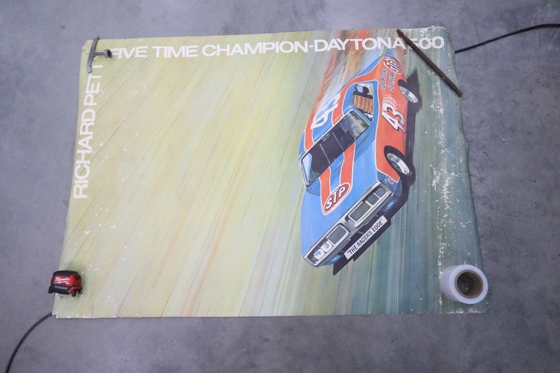 Richard Petty Daytona 500 Vintage Poster