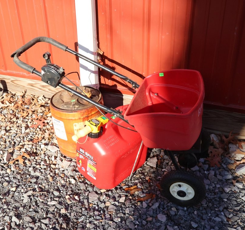 5 Gallon Gas Cans, Broadcast Spreader