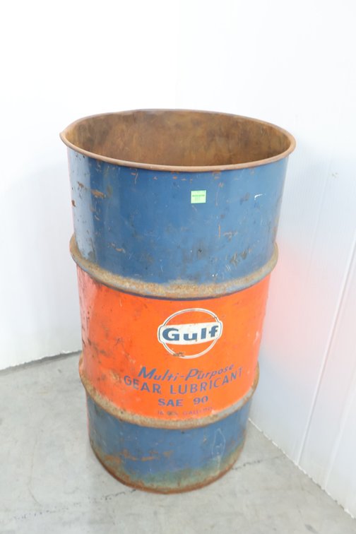 Gulf Oil Barrel