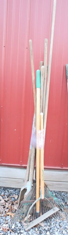 Shovels, Post Hole Digger, Rakes