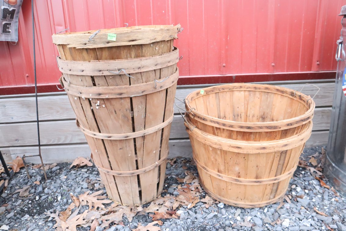 Wooden Produce Baskets