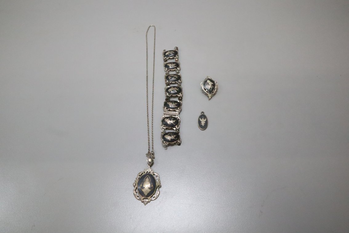 Nielloware Sterling Silver Jewelry