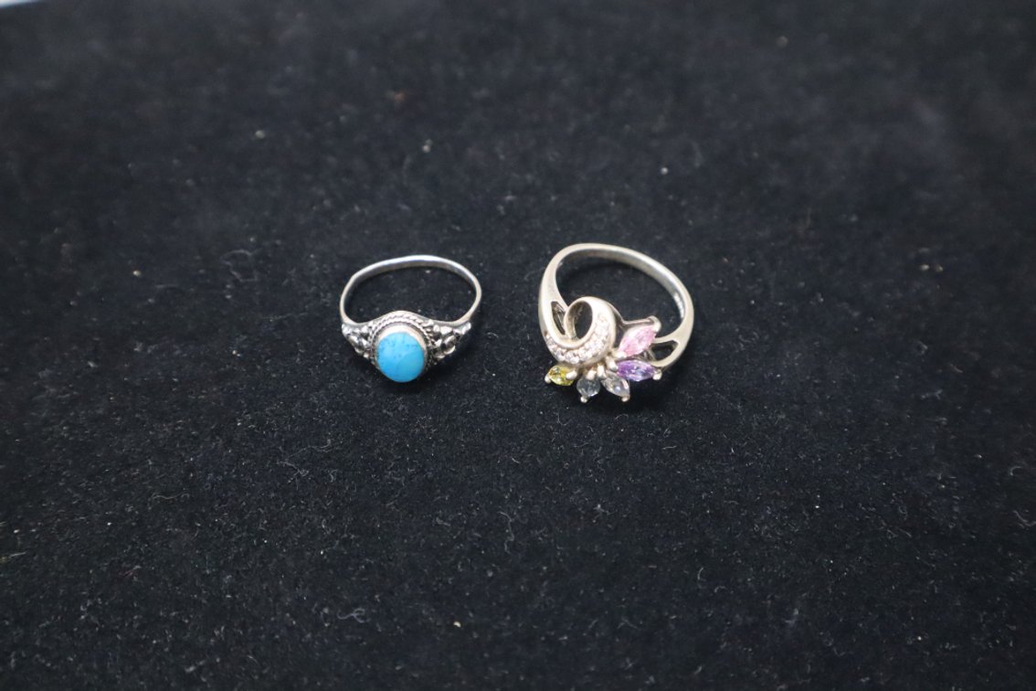 Two Sterling Rings