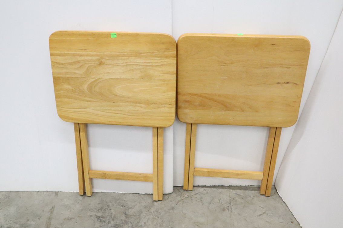 Two Tv Tray Tables