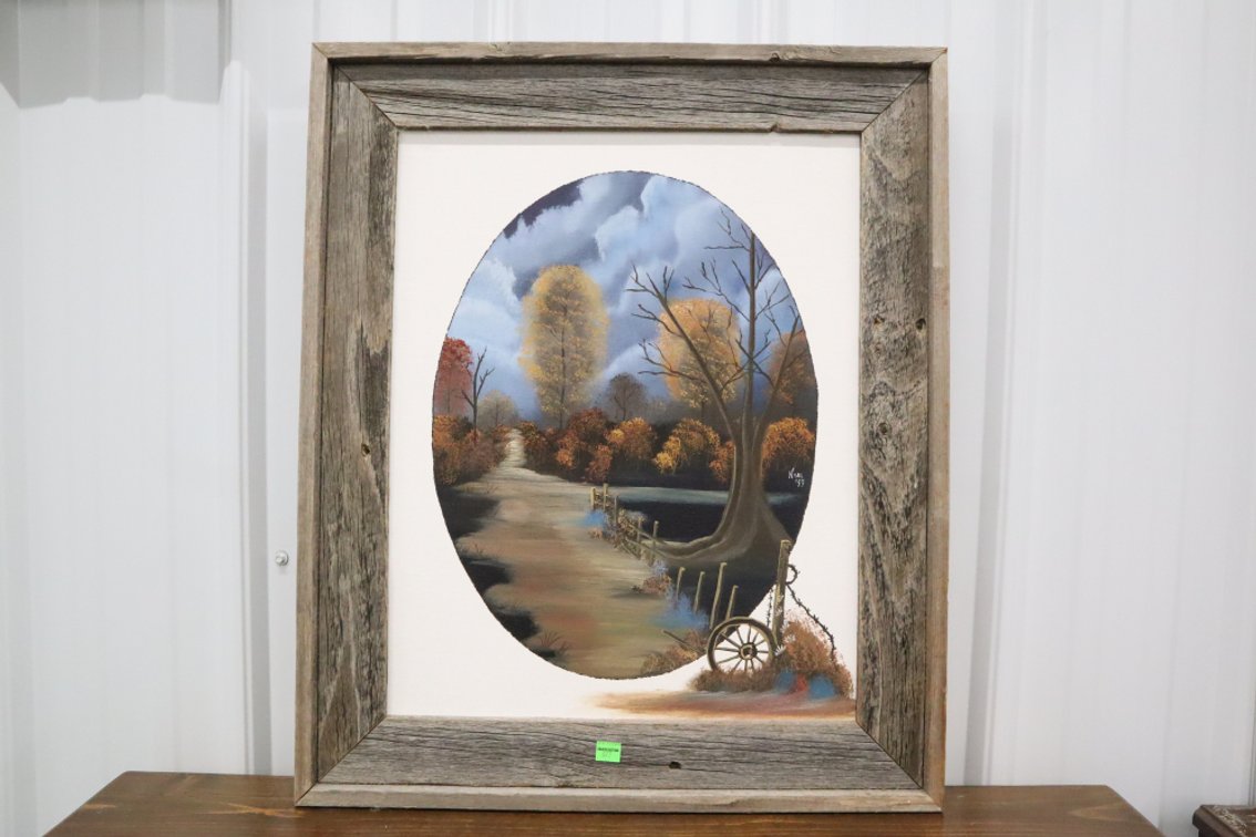 Framed Canvas Painting