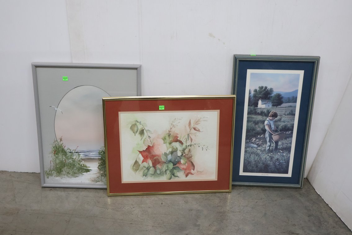 3 Framed Pictures
