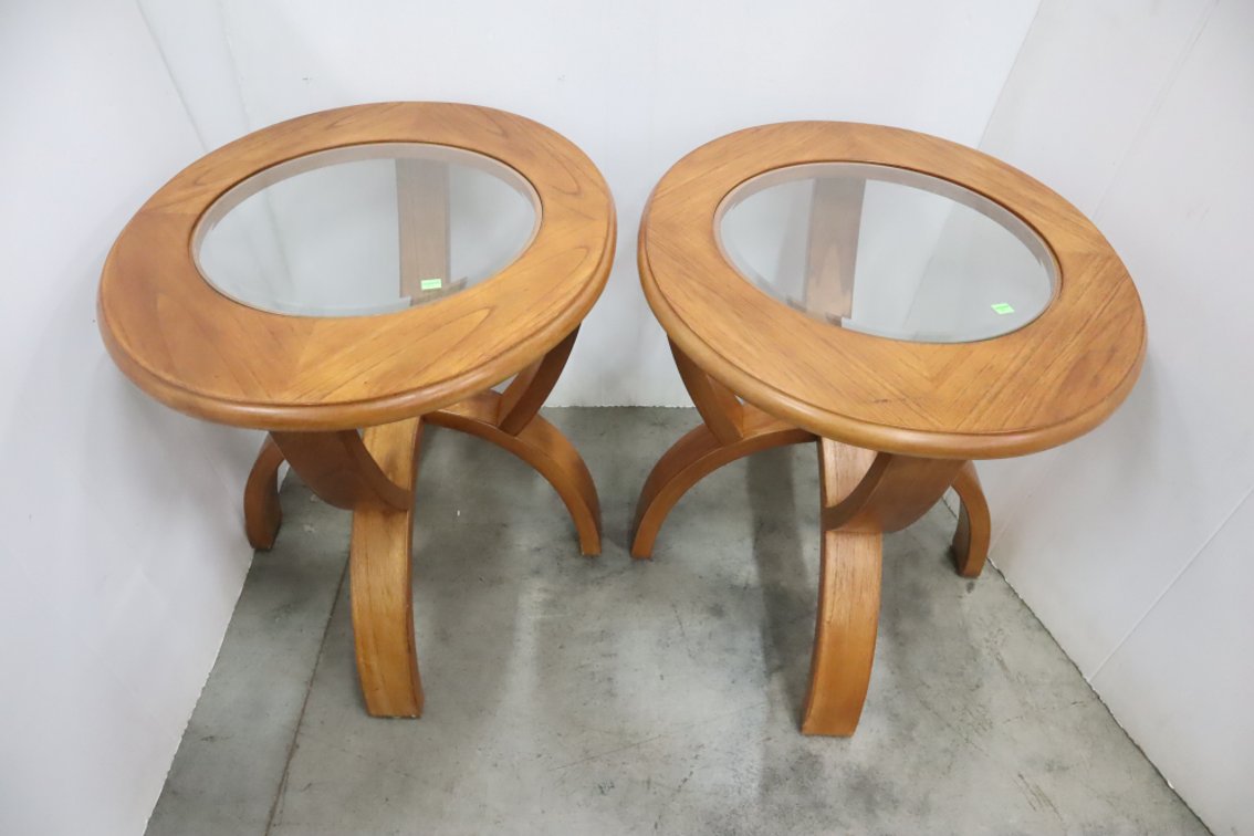 Glass Top End Tables
