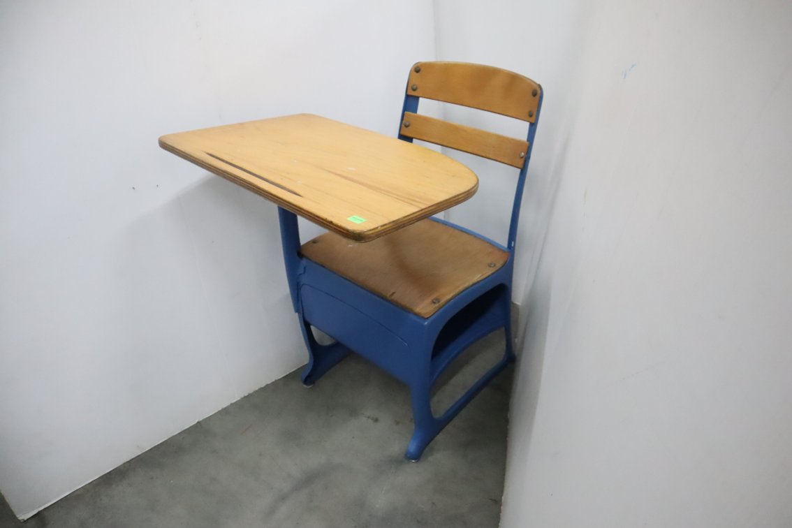 Child's School Desk and Chair