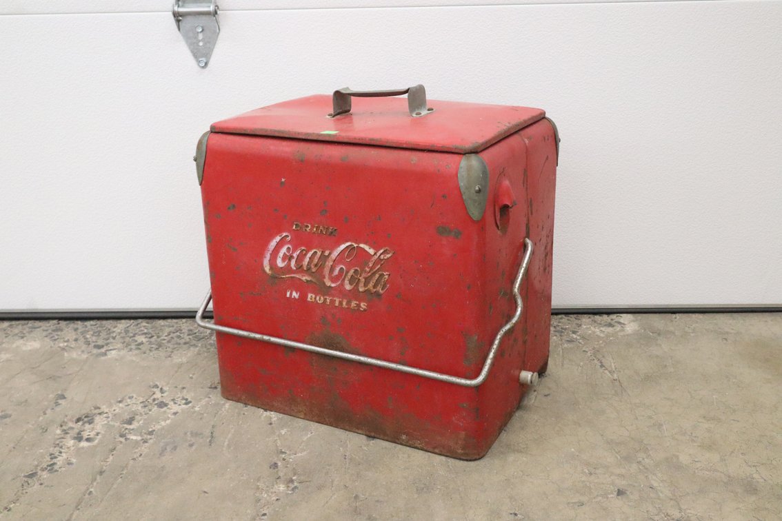 Antique Coca-Cola Cooler