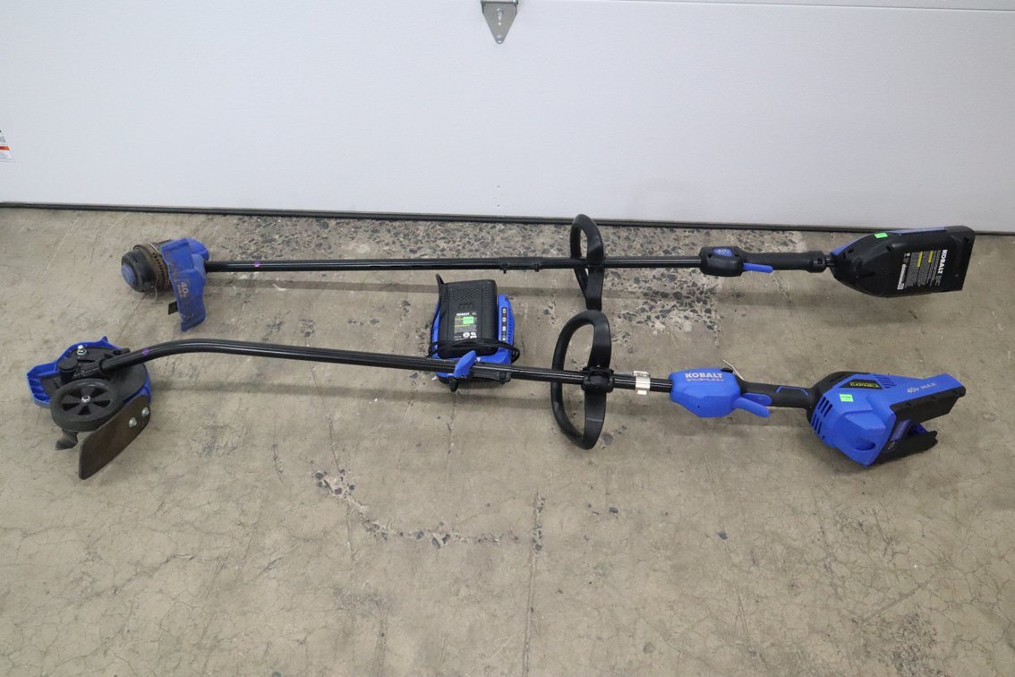 Kobalt Battery Powered Edger and String Trimmer